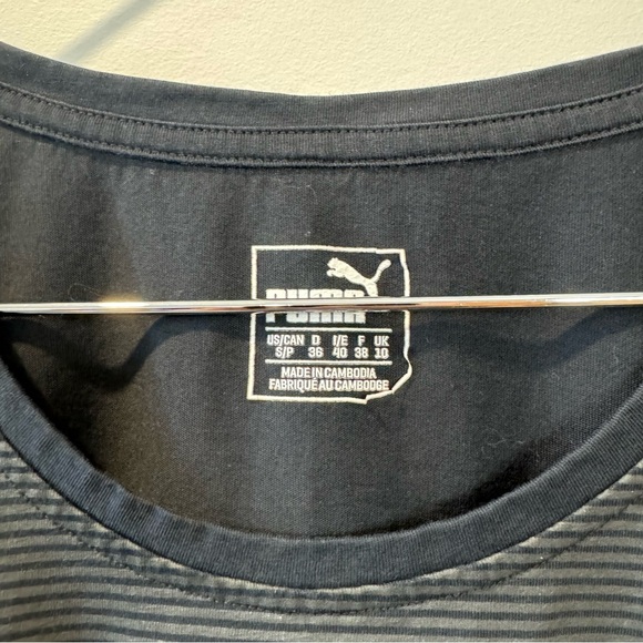 Puma Dolman Sleeve T-Shirt Top / Black / Small - Picture 6 of 7